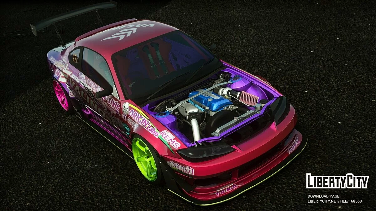 Nissan Silvia S15 «Naoki Nakamura» / GTA San Andreas