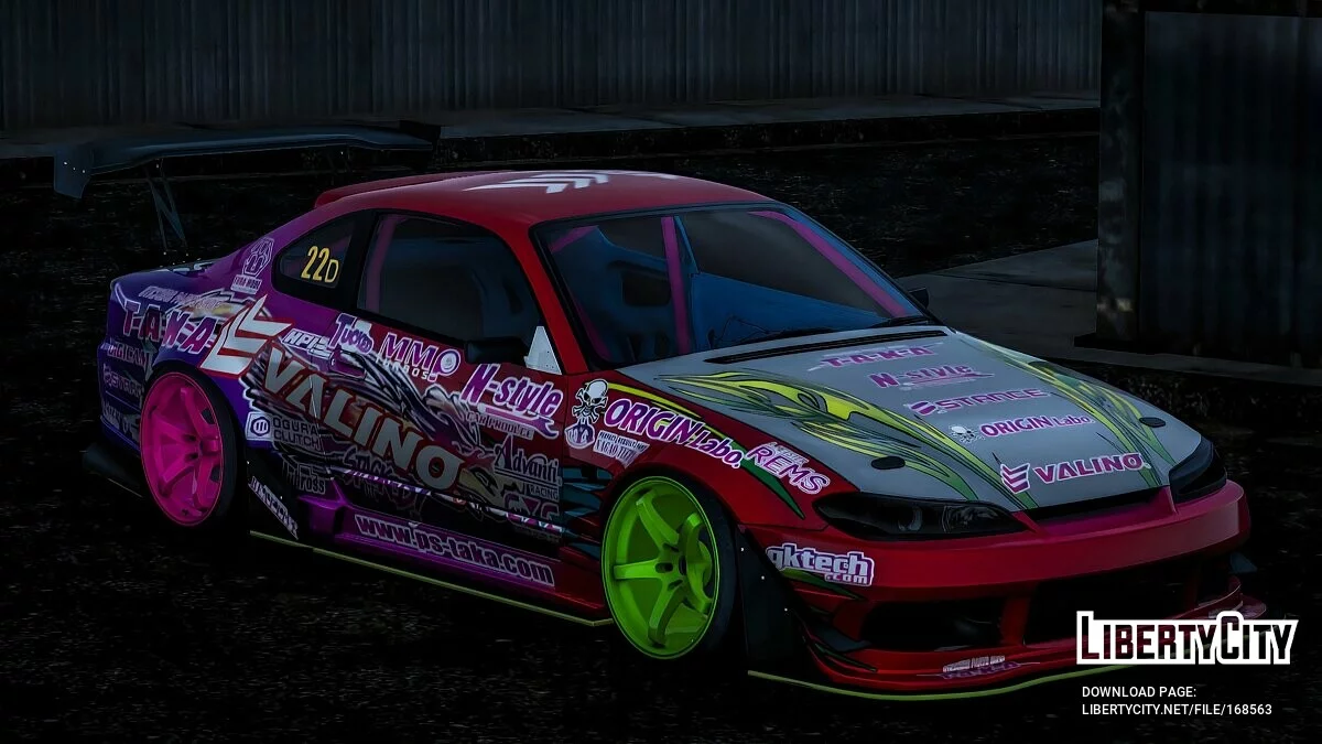 Nissan Silvia S15 «Naoki Nakamura» / GTA San Andreas