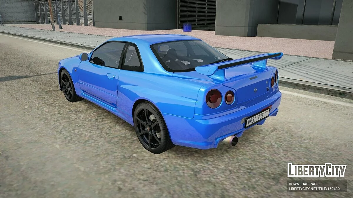 Nissan Skyline GT-R 34 V-spec / GTA San Andreas
