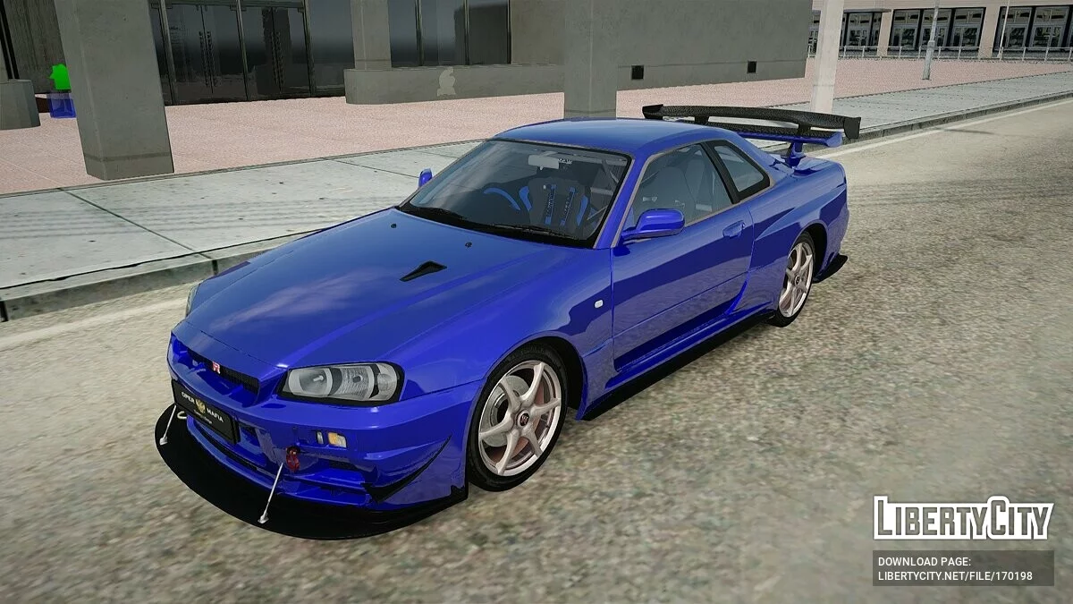 Nissan Skyline GT-R 34 / GTA San Andreas