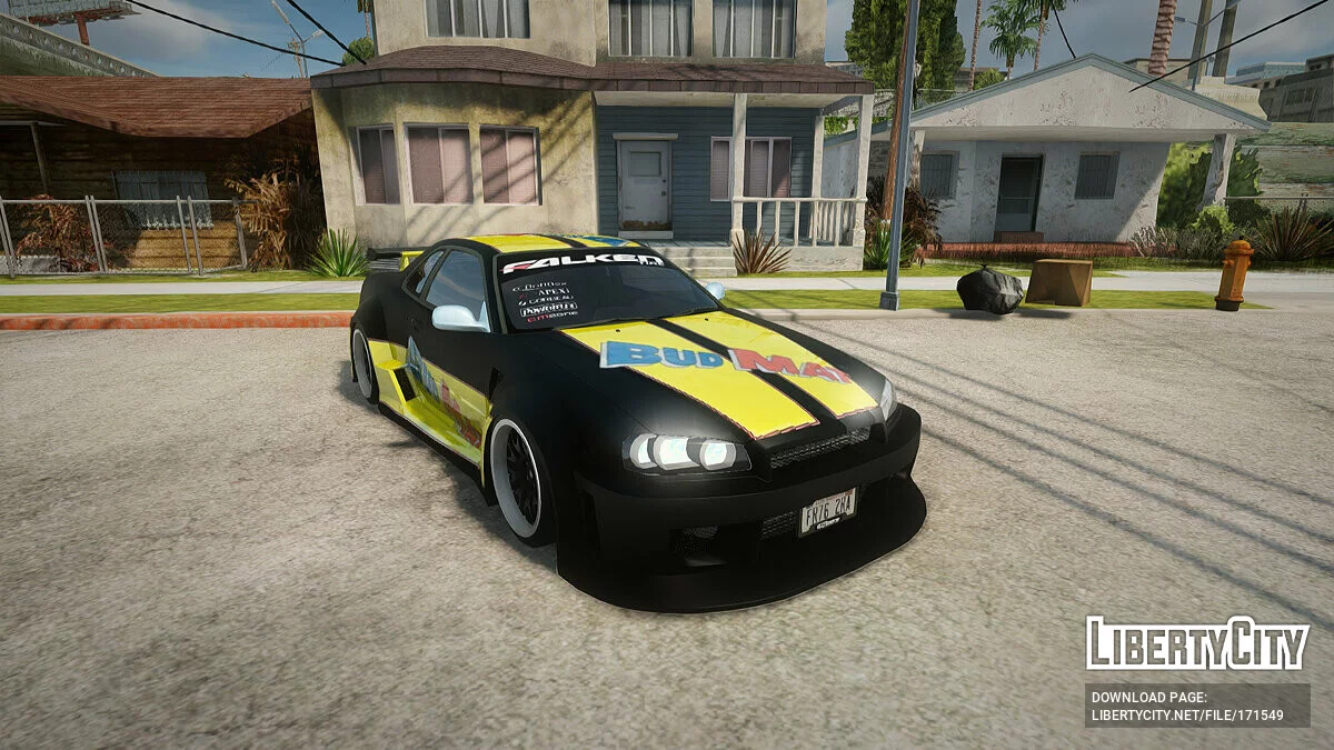 Nissan Skyline R34 BudMat / GTA San Andreas