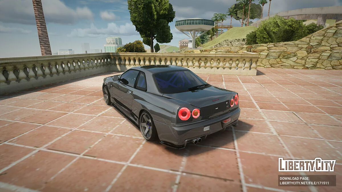 Nissan Skyline R34 + раскраска / GTA San Andreas