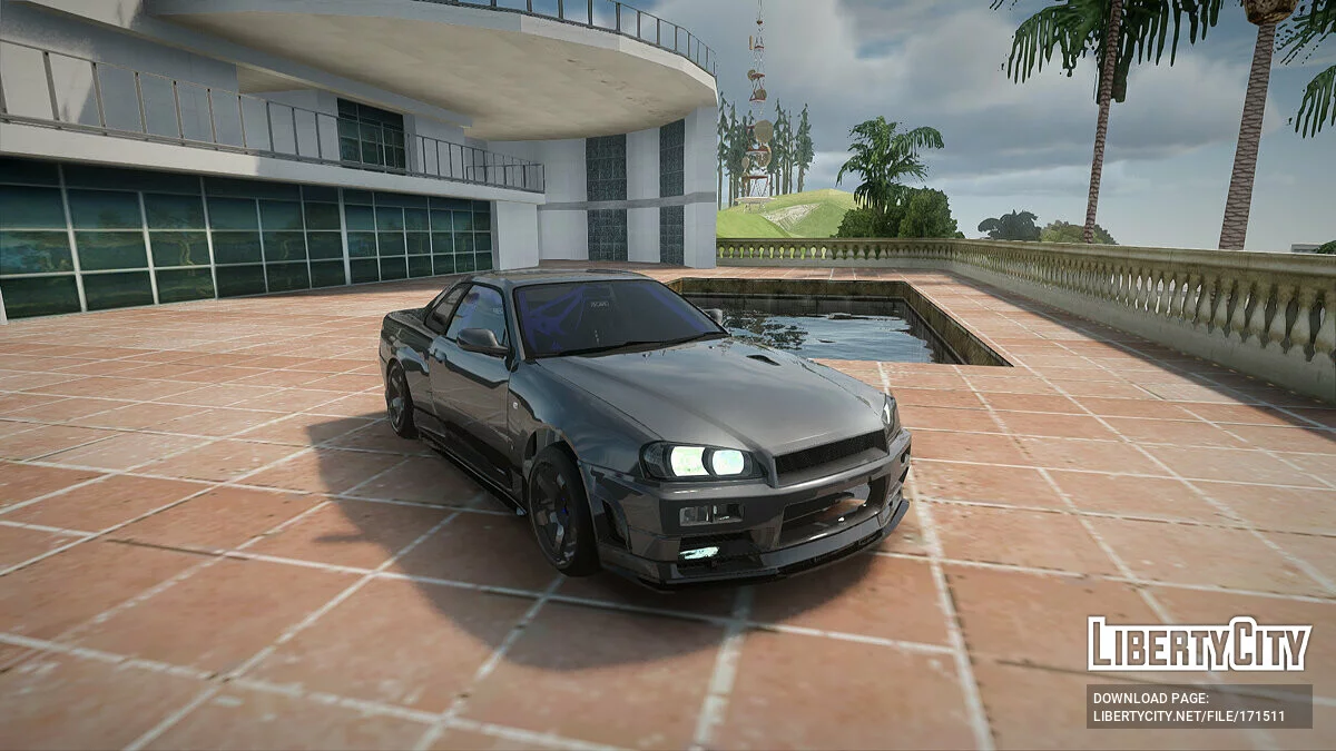 Nissan Skyline R34 + раскраска / GTA San Andreas