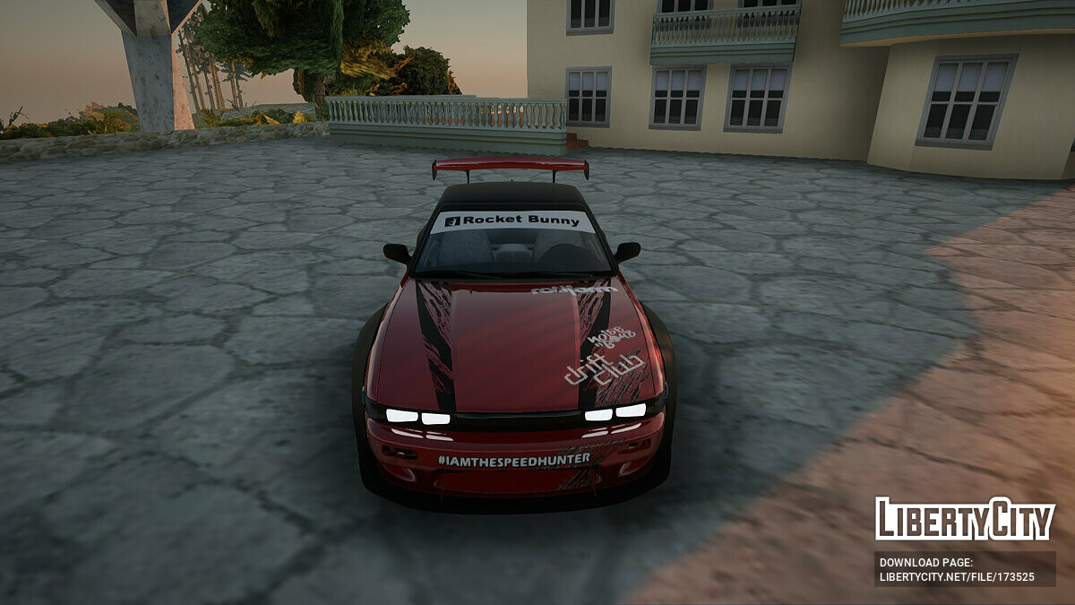 Скачать Nissan 180SX Drift для GTA San Andreas