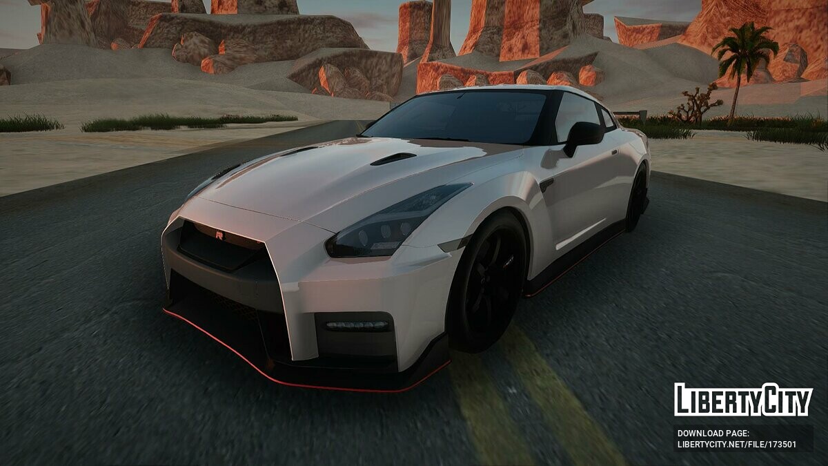 Скачать Nissan GT-R R35 Nismo для GTA San Andreas