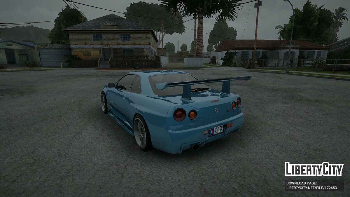 Nissan Skyline GT-R R34 / GTA San Andreas