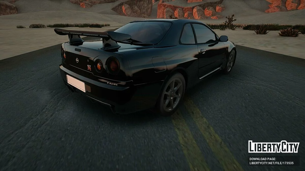 Nissan Skyline GT-R34 / GTA San Andreas