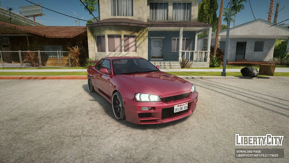 Nissan Skyline R34 / GTA San Andreas