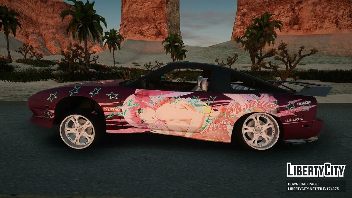 Nissan 240sx Ousawa Miu Itasha / GTA San Andreas
