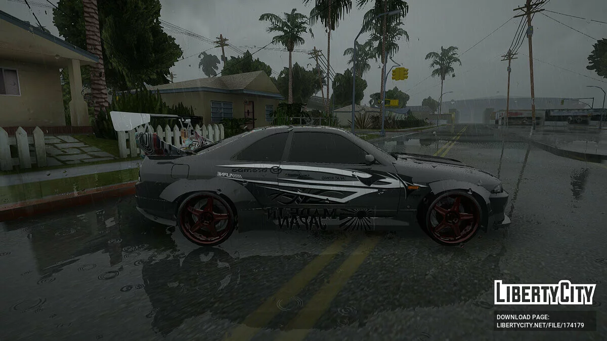 Nissan Skyline R33 Widebody v2.0 / GTA San Andreas