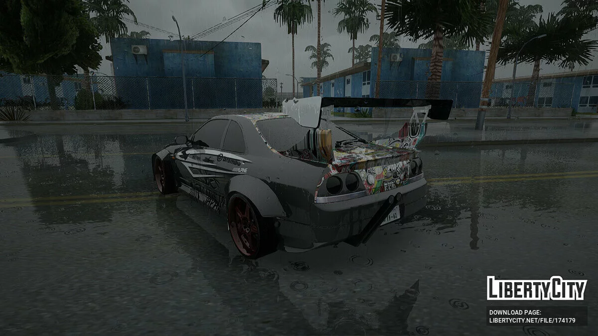 Nissan Skyline R33 Widebody v2.0 / GTA San Andreas