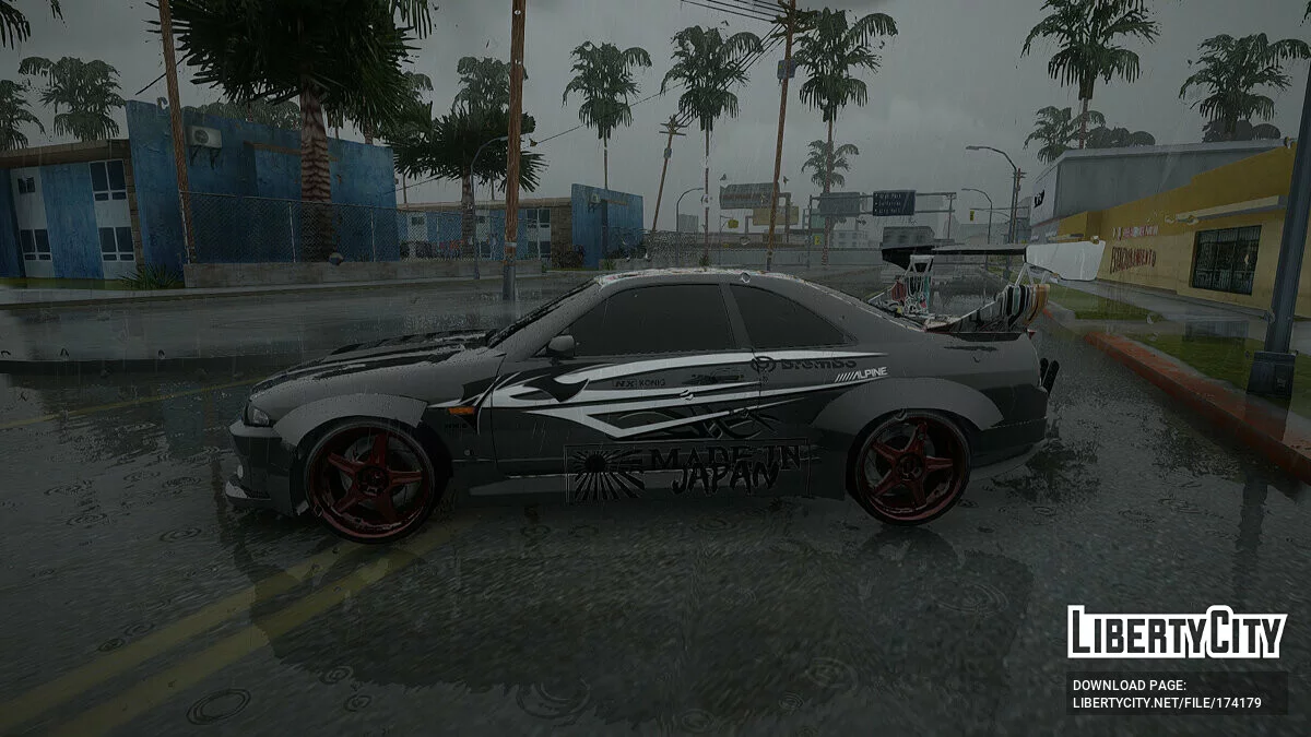 Nissan Skyline R33 Widebody v2.0 / GTA San Andreas