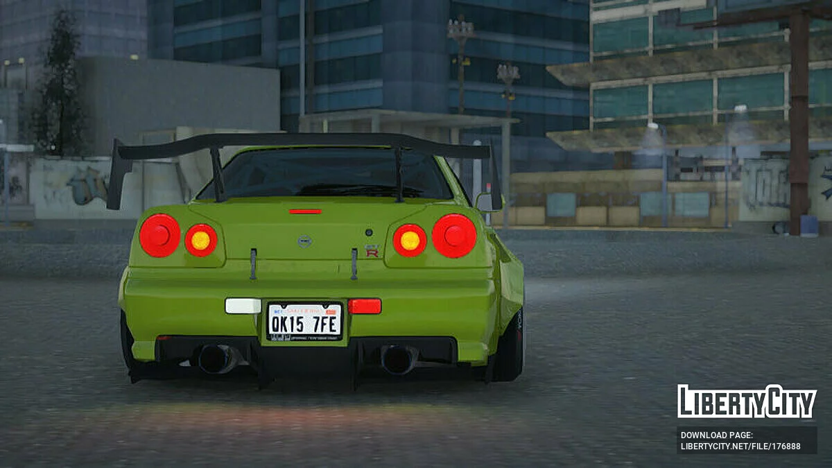 2002 Nissan Skyline GTR R34 Rocket Bunny / GTA San Andreas