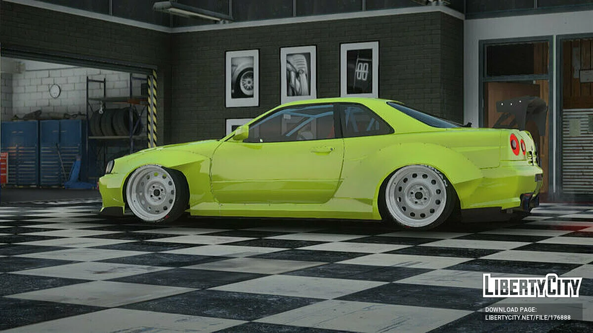 2002 Nissan Skyline GTR R34 Rocket Bunny / GTA San Andreas
