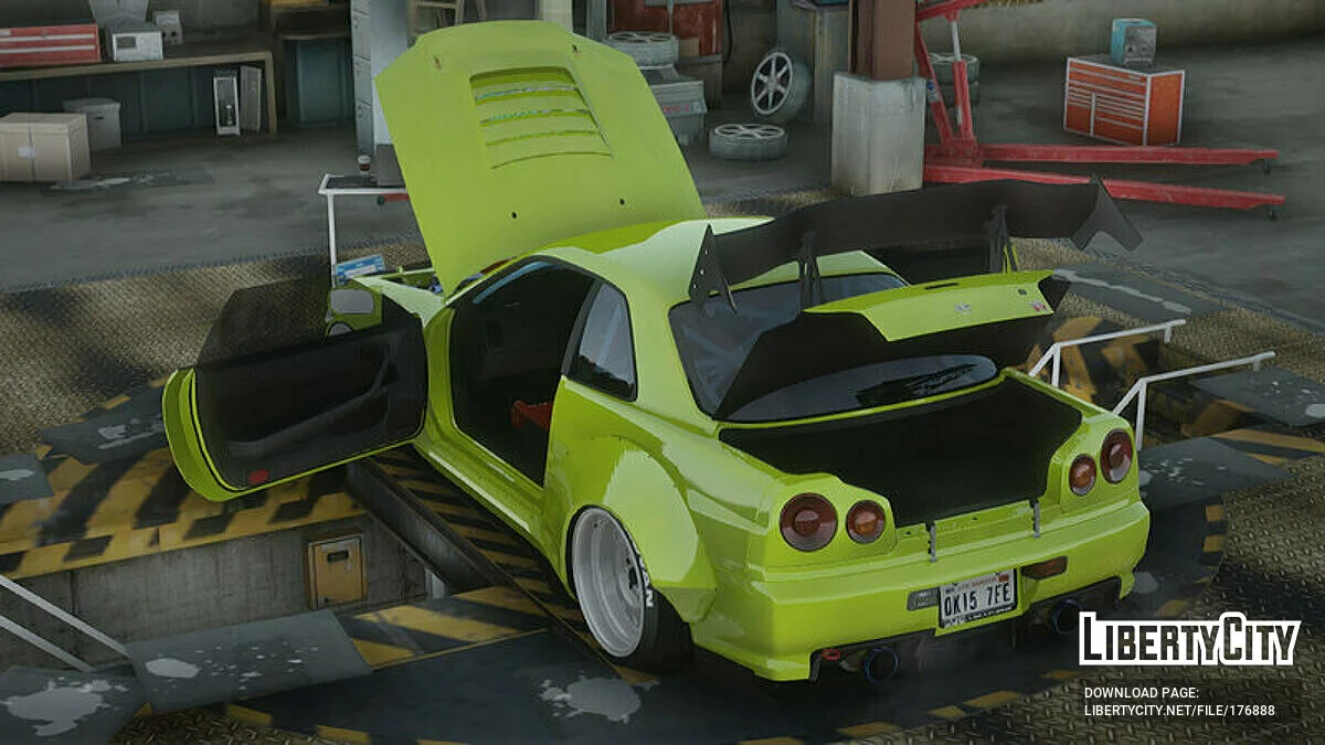 2002 Nissan Skyline GTR R34 Rocket Bunny / GTA San Andreas