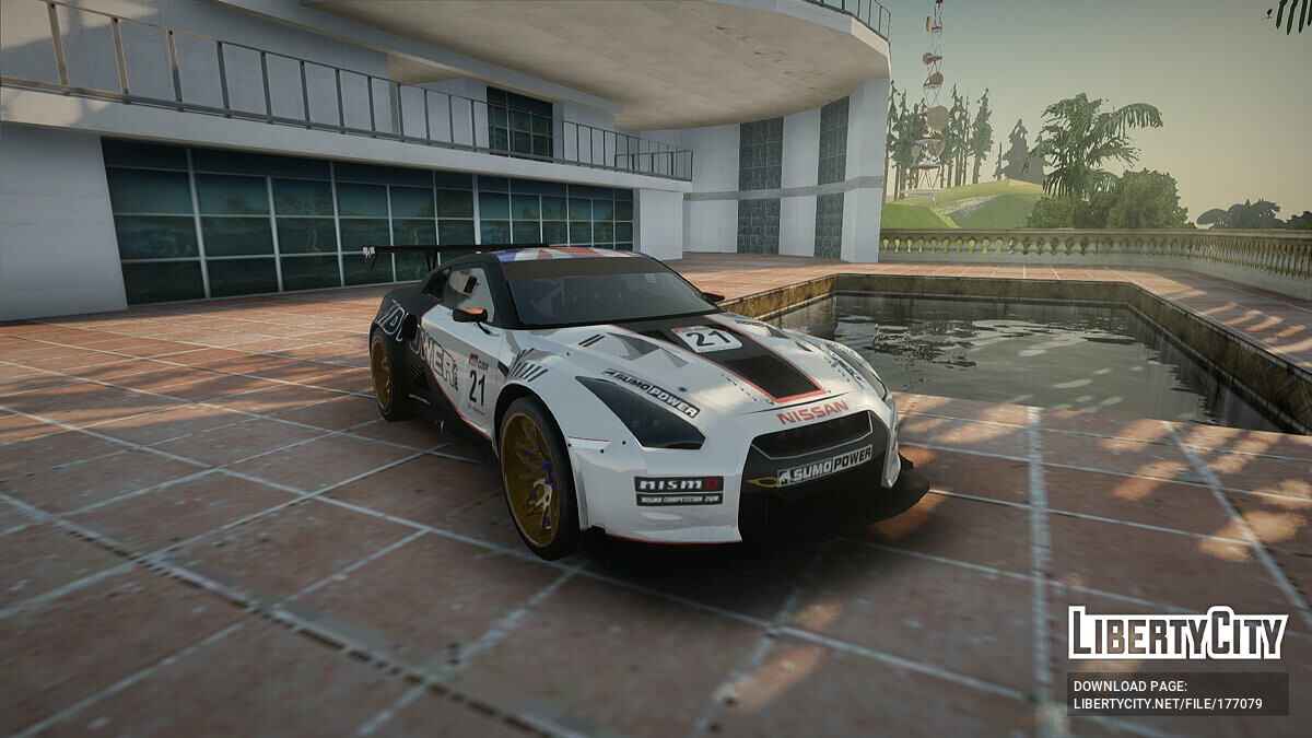 Скачать Nissan GT-R GT1 Sumo Tuning для GTA San Andreas