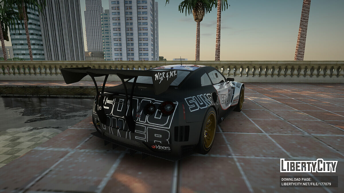 Скачать Nissan GT-R GT1 Sumo Tuning для GTA San Andreas