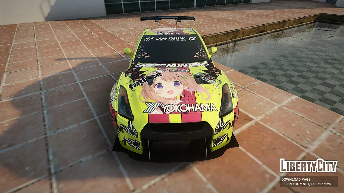 Nissan GT-R R35 Itasha COG LW Performance / GTA San Andreas