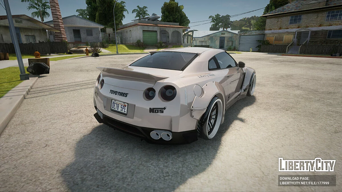 Nissan GTR-R35 Liberty Walk LB Performance / GTA San Andreas