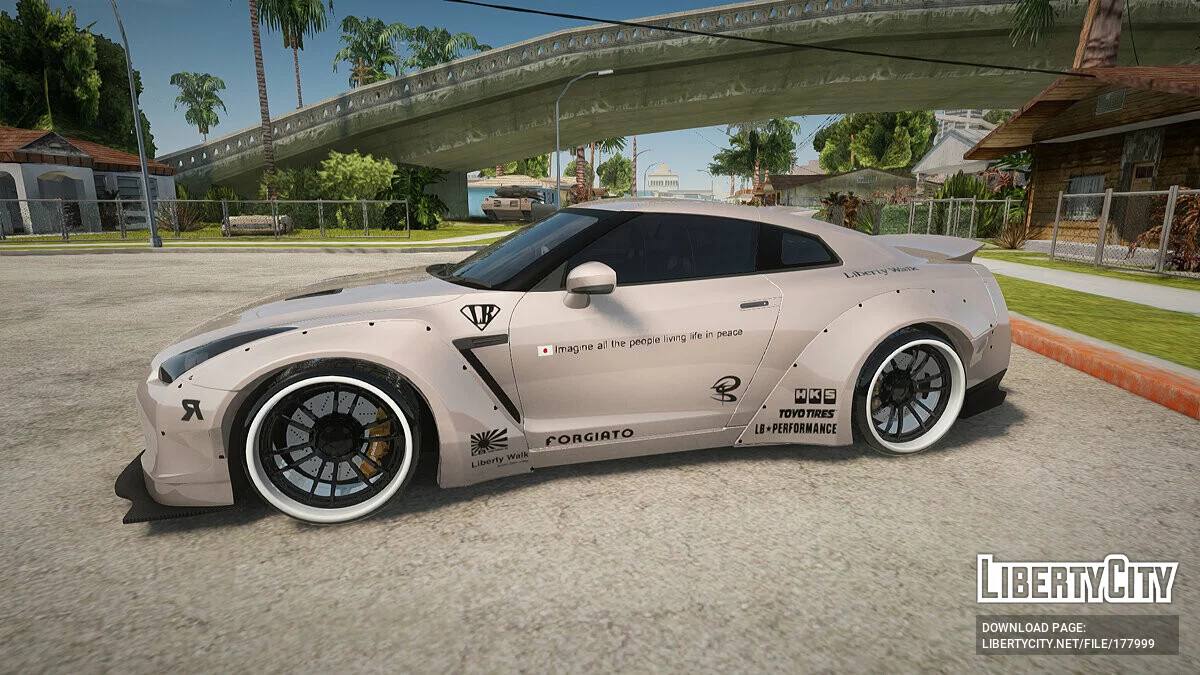 Nissan GTR-R35 Liberty Walk LB Performance / GTA San Andreas