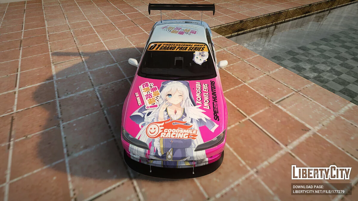 Nissan Silvia S15 Itasha Eris With D1GP / GTA San Andreas