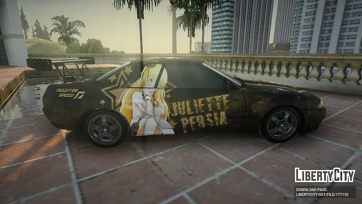 Nissan Skyline GT-R R32 Itasha Juliet Persia / GTA San Andreas