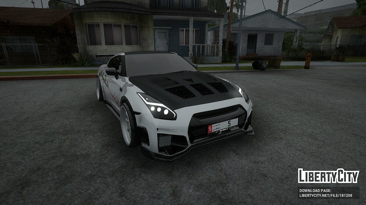 Скачать Nissan GT-R 35 для GTA San Andreas