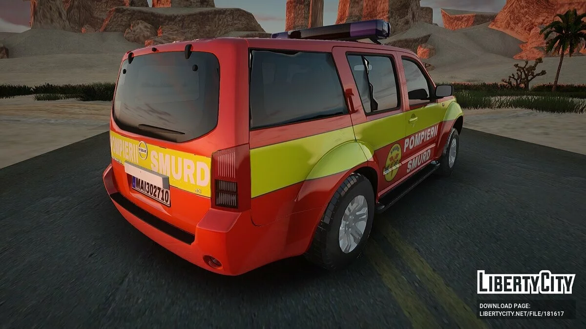 Nissan Pathfinder Smurd / GTA San Andreas