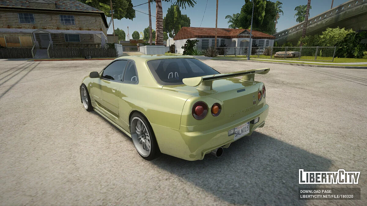 Nissan Skyline GT-R R34 2012 / GTA San Andreas