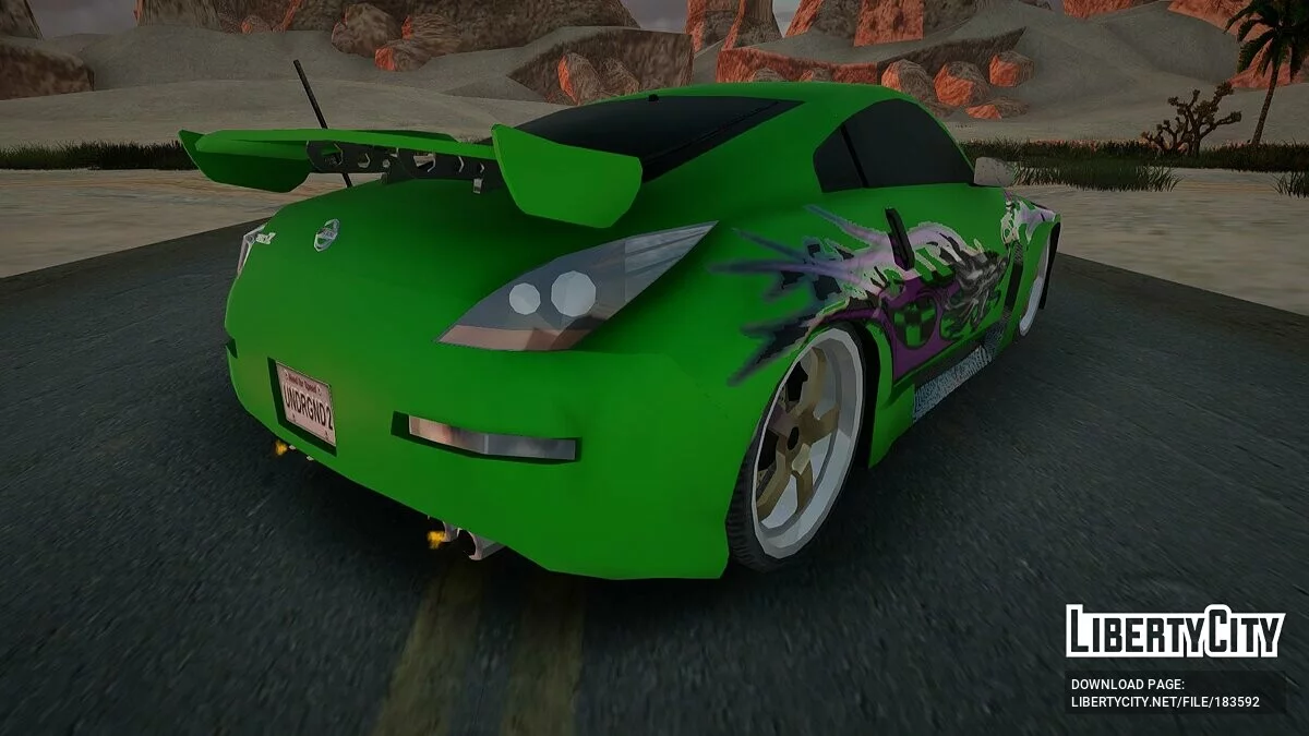 Nissan 350Z из Need For Speed Undeground 2 / GTA San Andreas