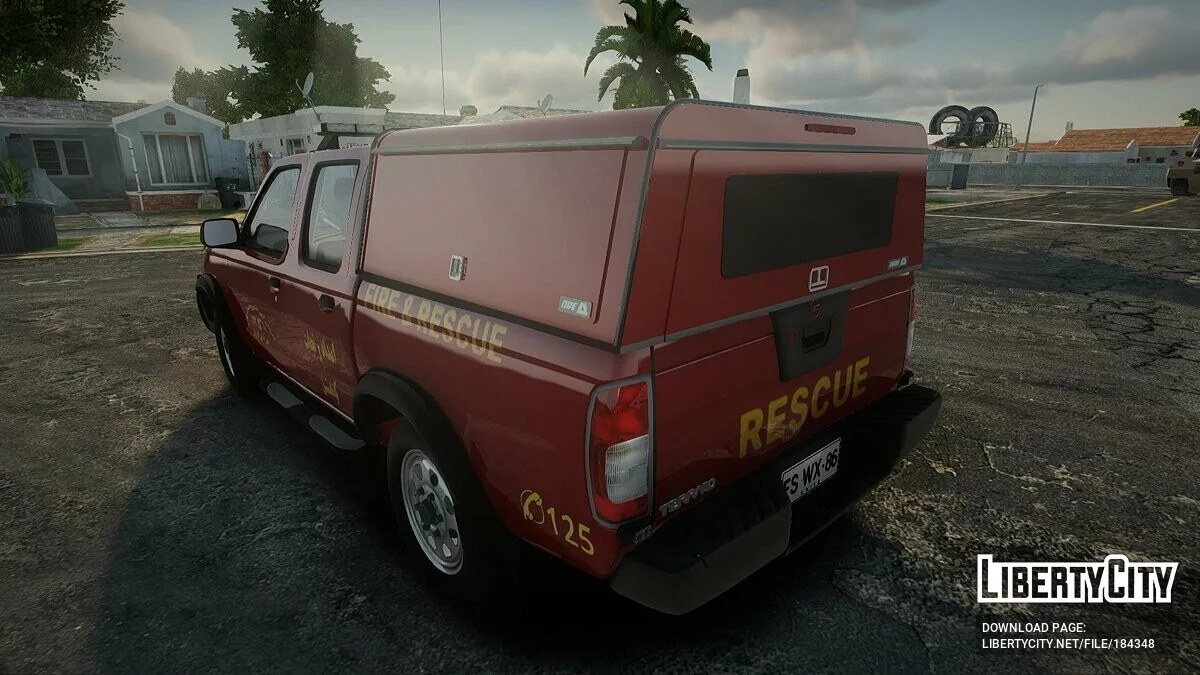 Nissan Terrano Fire Department / GTA San Andreas