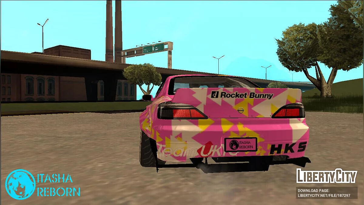Nissan Silvia S15 Itasha Hatsune Miku of Project Sekai / GTA San Andreas