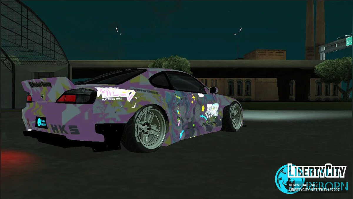 Nissan Silvia S15 Itasha Hatsune Miku of Project Sekai / GTA San Andreas