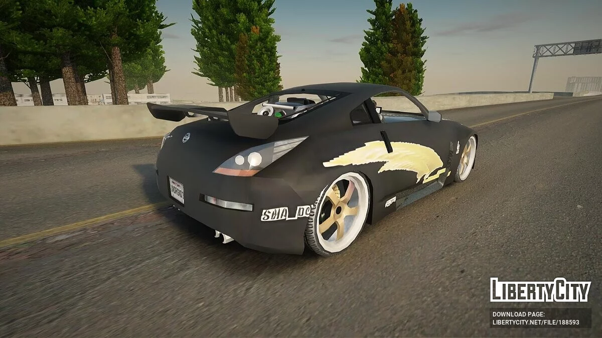 Nissan 350Z (Рэйчел) из NFSU2 / GTA San Andreas