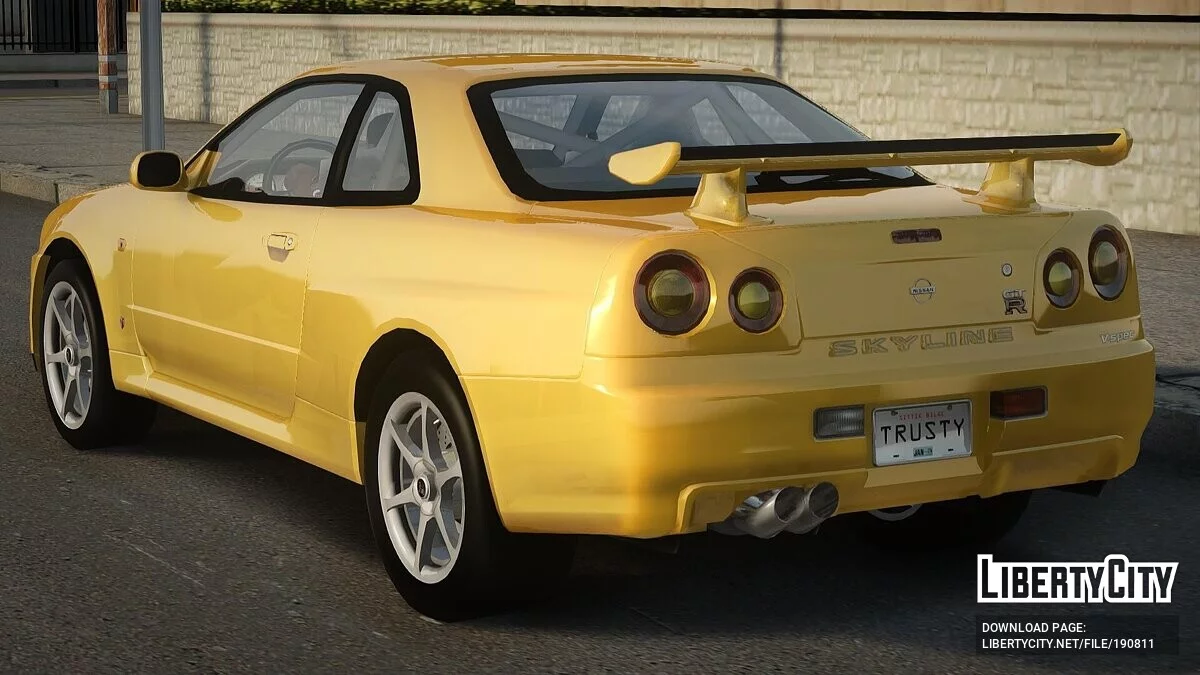 Nissan GT-R R34 Vspec Stock / GTA San Andreas