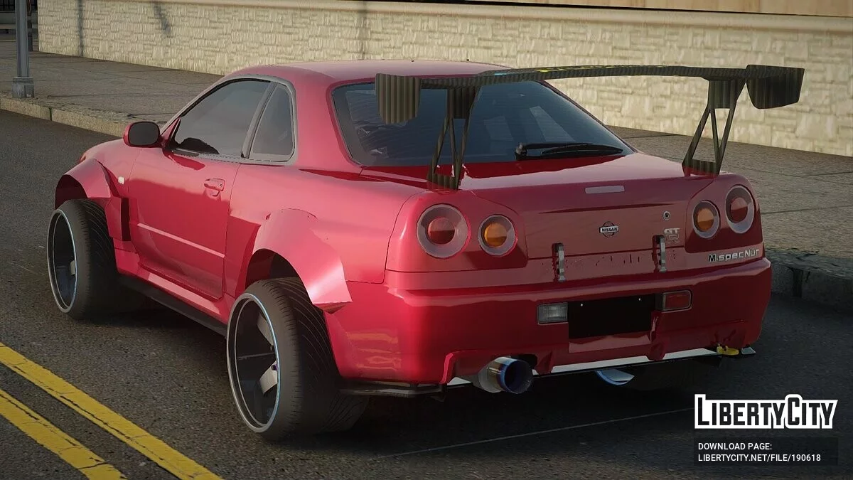 Nissan GT-R34 Battle Machine / GTA San Andreas