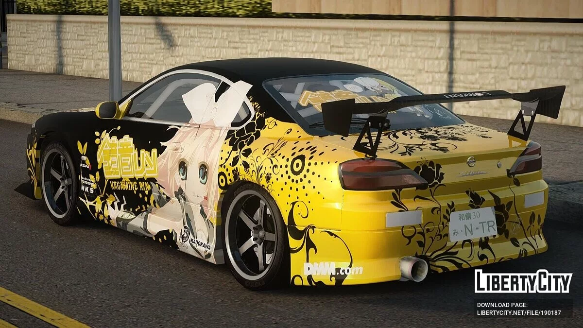 Nissan Silvia S15 Kagamine Rin Itasha / GTA San Andreas