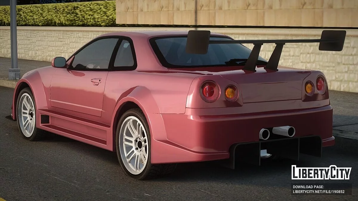 Nissan Skyline R34 Custom / GTA San Andreas