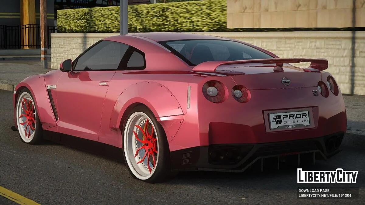 Prior Design Nissan GTR R35 (Widebody Version) / GTA San Andreas