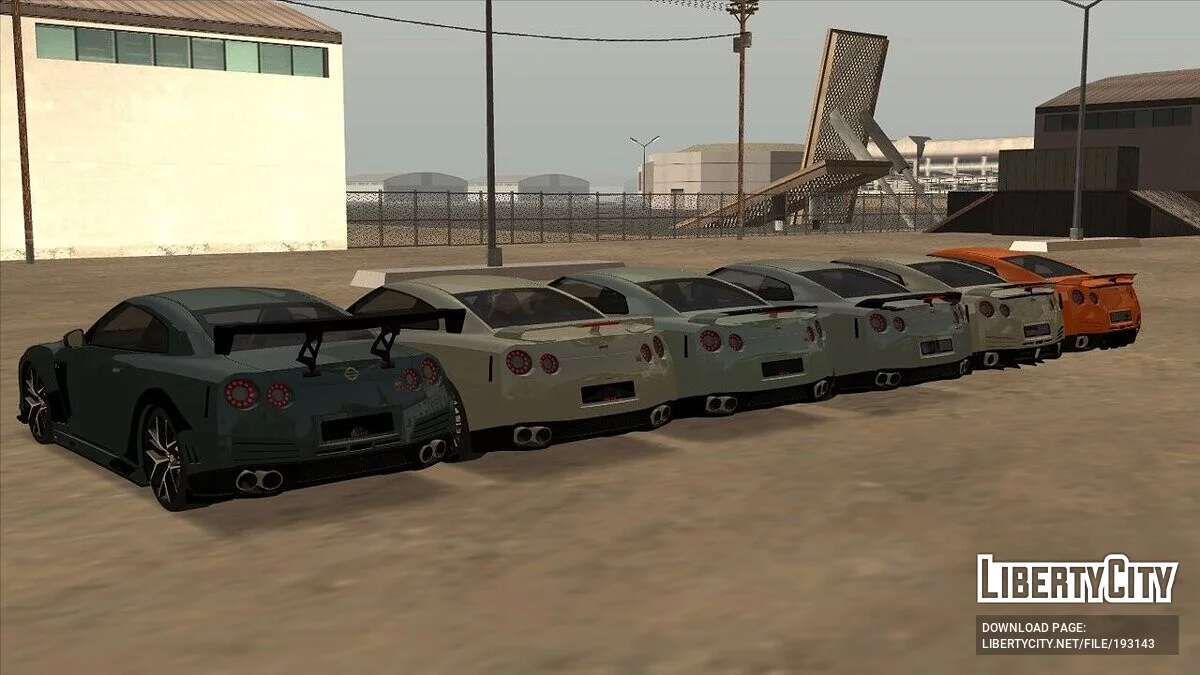 Nissan GT-R35 + CCD / GTA San Andreas