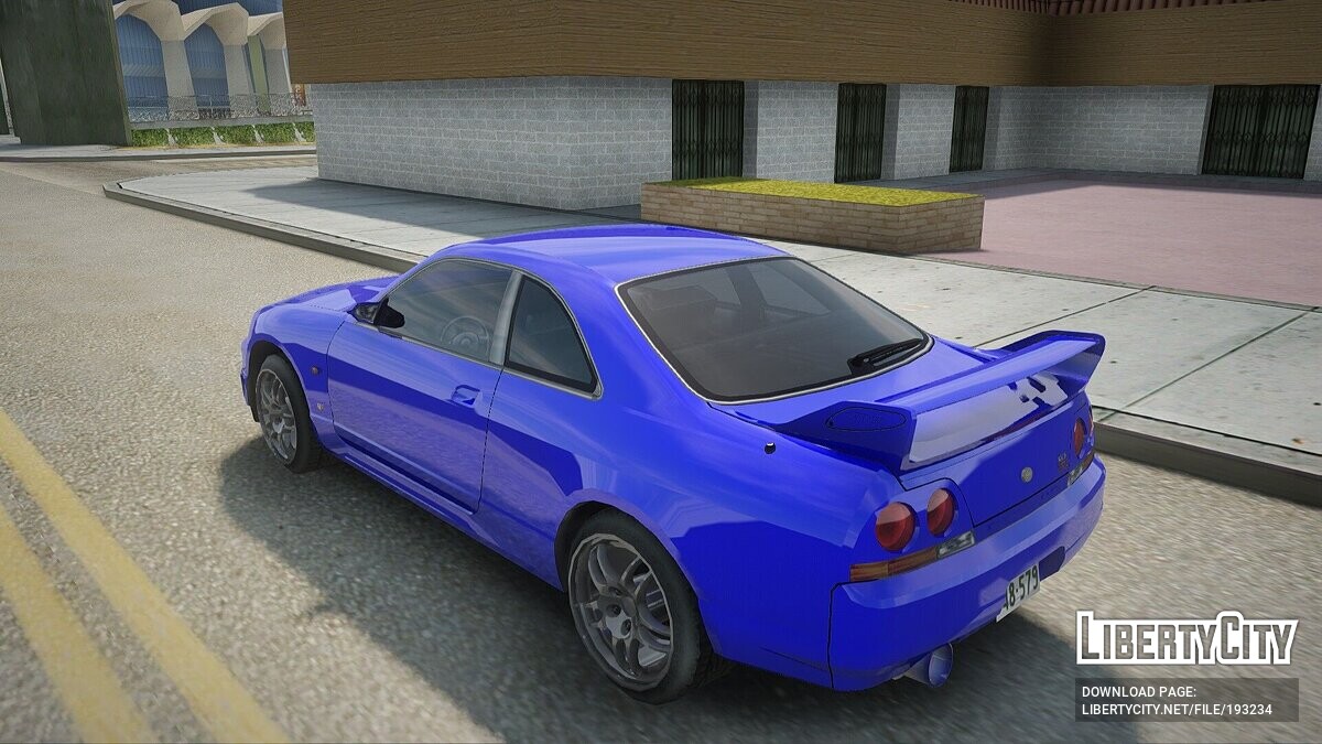 Скачать Nissan Skyline GT-R 33 для GTA San Andreas