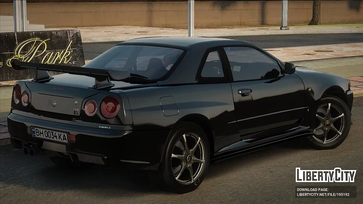 Nissan GT-R R34 V-TEC / GTA San Andreas