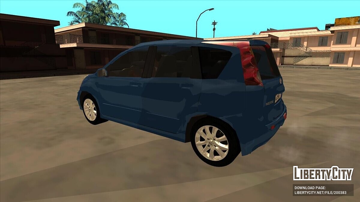 Скачать Nissan Note (E11) для GTA San Andreas