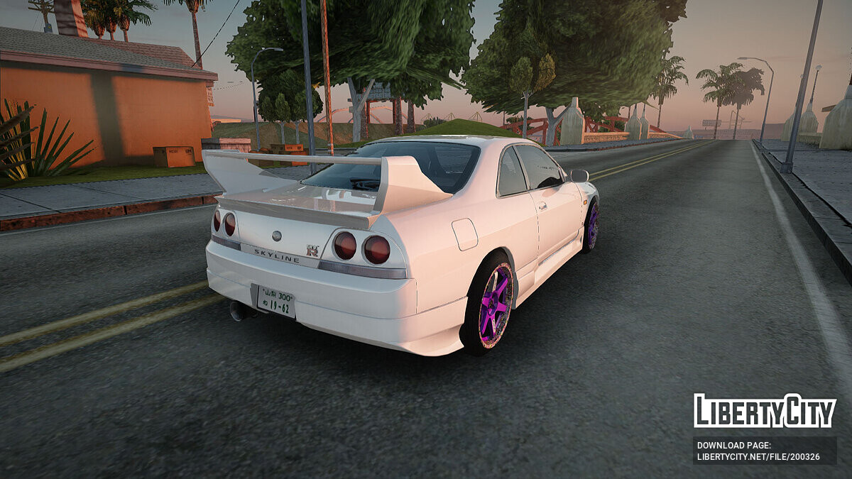 Скачать Nissan Skyline R33 Drift JDM для GTA San Andreas