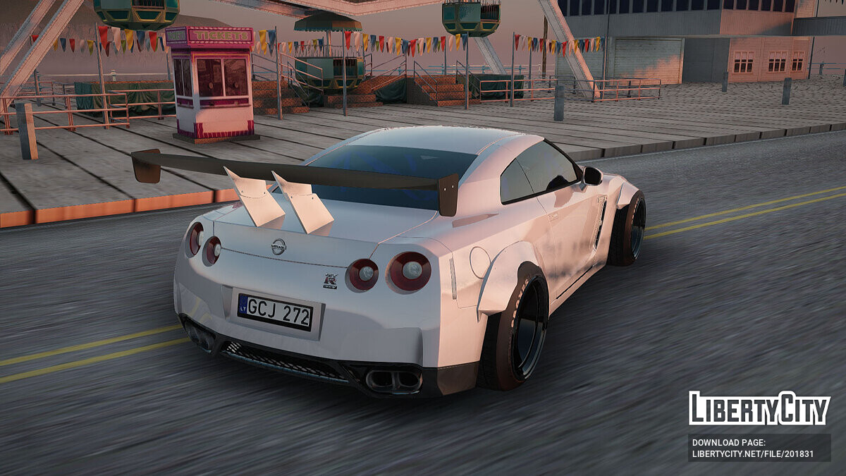 Скачать Nissan GTR Tuning для GTA San Andreas