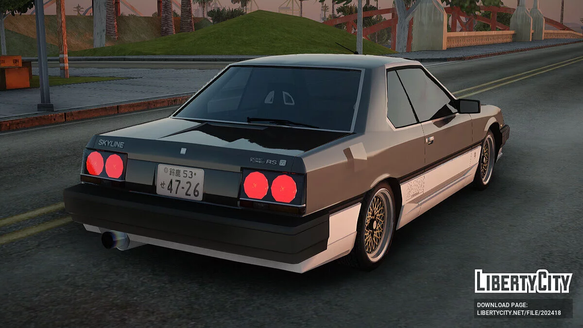 Nissan Skyline 2000 Turbo Intercooler RS-X kouki / GTA San Andreas