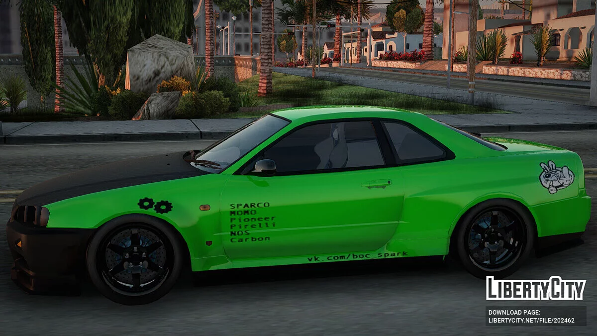 Nissan Skyline GT-R 34 / GTA San Andreas