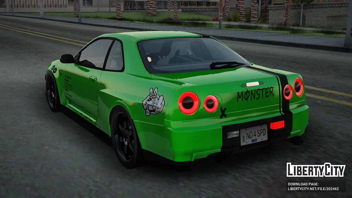 Nissan Skyline GT-R 34 / GTA San Andreas