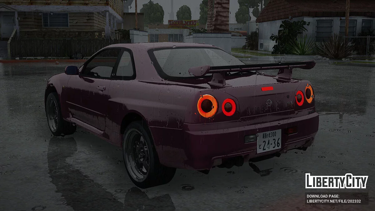 Nissan Skyline GT-R V-Spec (BNR34) / GTA San Andreas