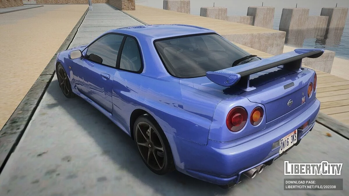 Nissan Skyline GTR-34 / GTA San Andreas